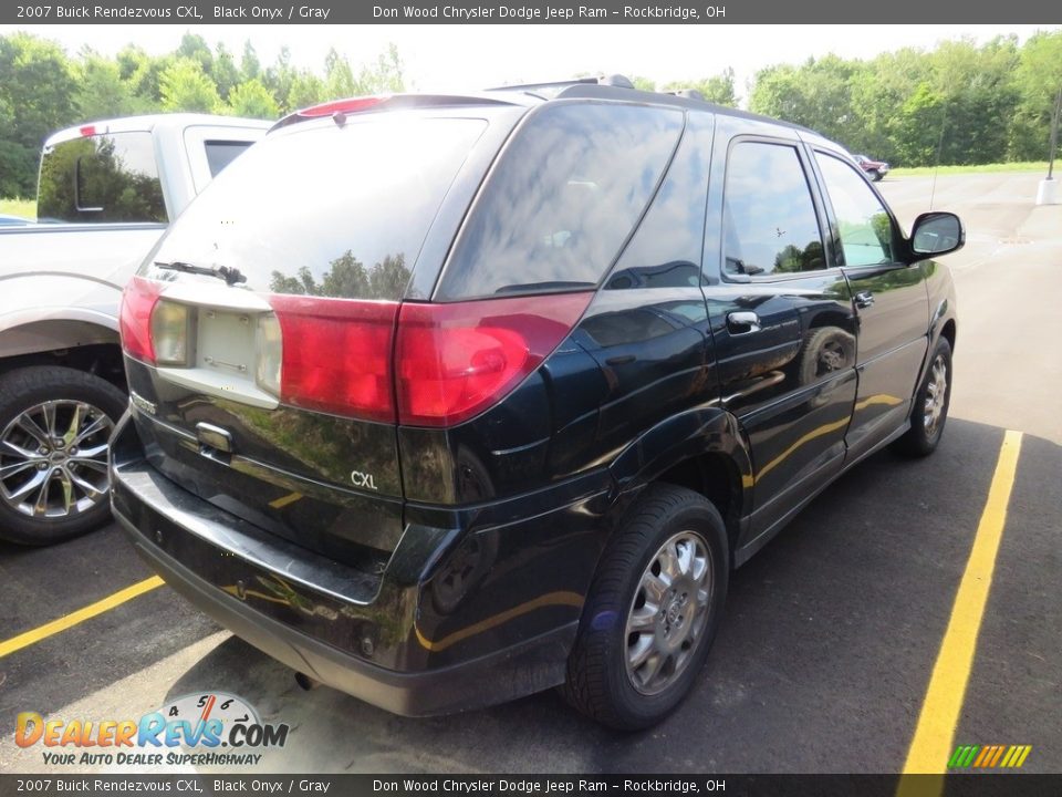 2007 Buick Rendezvous CXL Black Onyx / Gray Photo #5