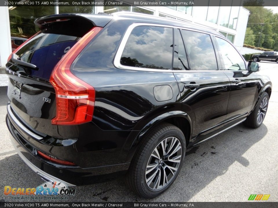 2020 Volvo XC90 T5 AWD Momentum Onyx Black Metallic / Charcoal Photo #2