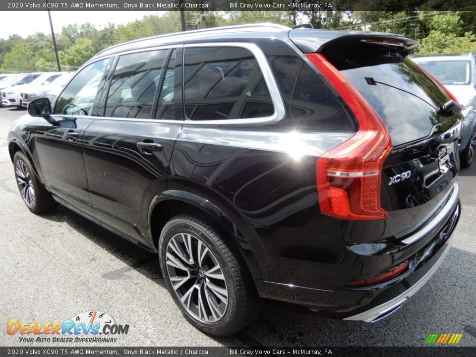 2020 Volvo XC90 T5 AWD Momentum Onyx Black Metallic / Charcoal Photo #4