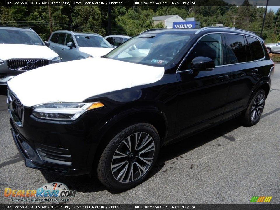 2020 Volvo XC90 T5 AWD Momentum Onyx Black Metallic / Charcoal Photo #5