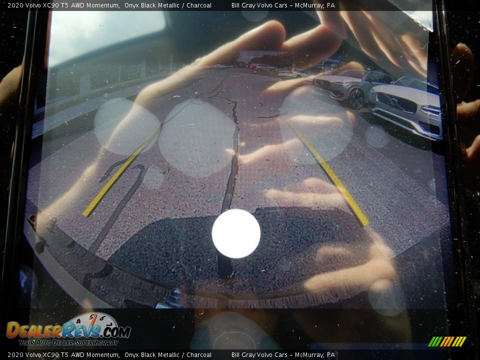 2020 Volvo XC90 T5 AWD Momentum Onyx Black Metallic / Charcoal Photo #14