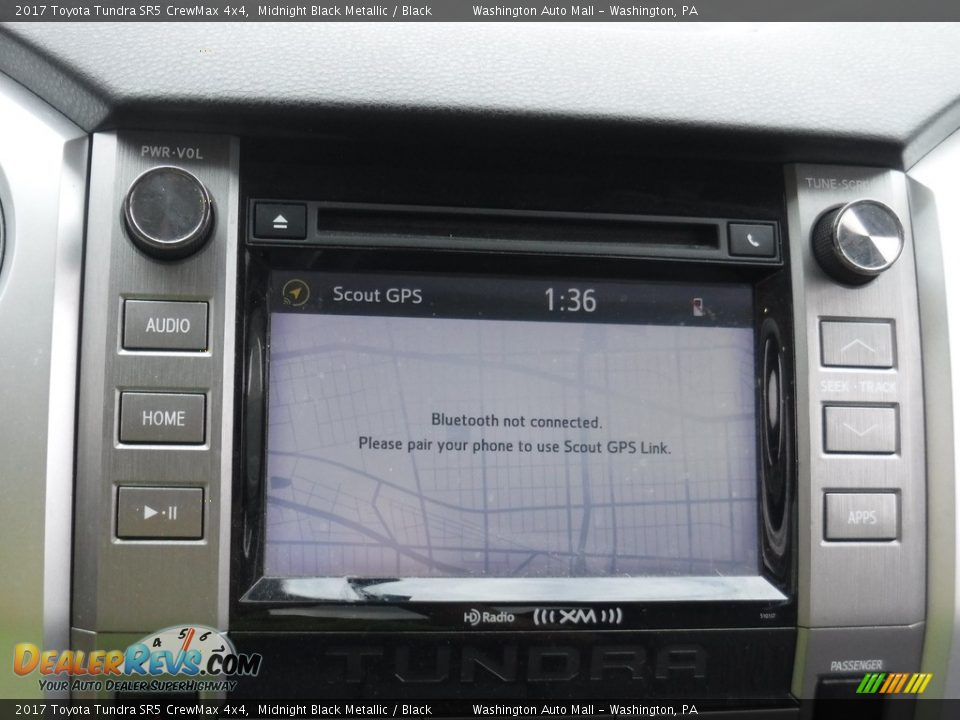 2017 Toyota Tundra SR5 CrewMax 4x4 Midnight Black Metallic / Black Photo #19
