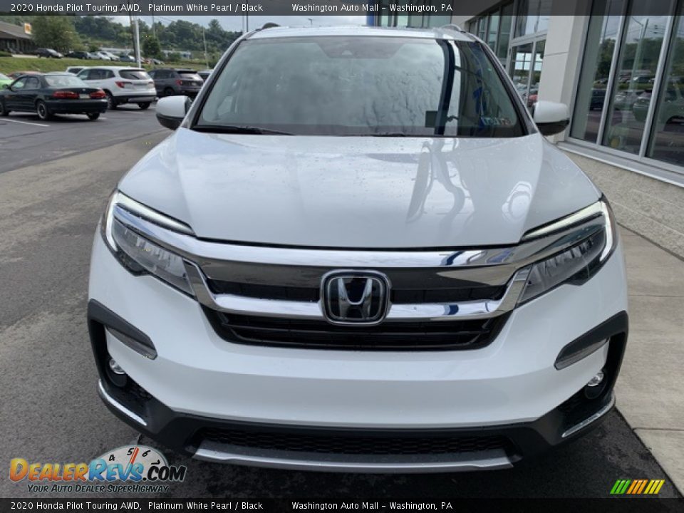 2020 Honda Pilot Touring AWD Platinum White Pearl / Black Photo #3