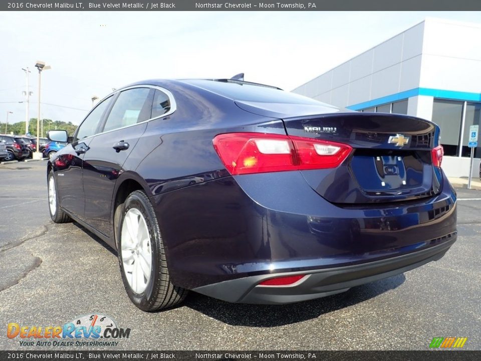 2016 Chevrolet Malibu LT Blue Velvet Metallic / Jet Black Photo #5