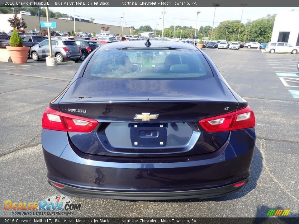 2016 Chevrolet Malibu LT Blue Velvet Metallic / Jet Black Photo #6