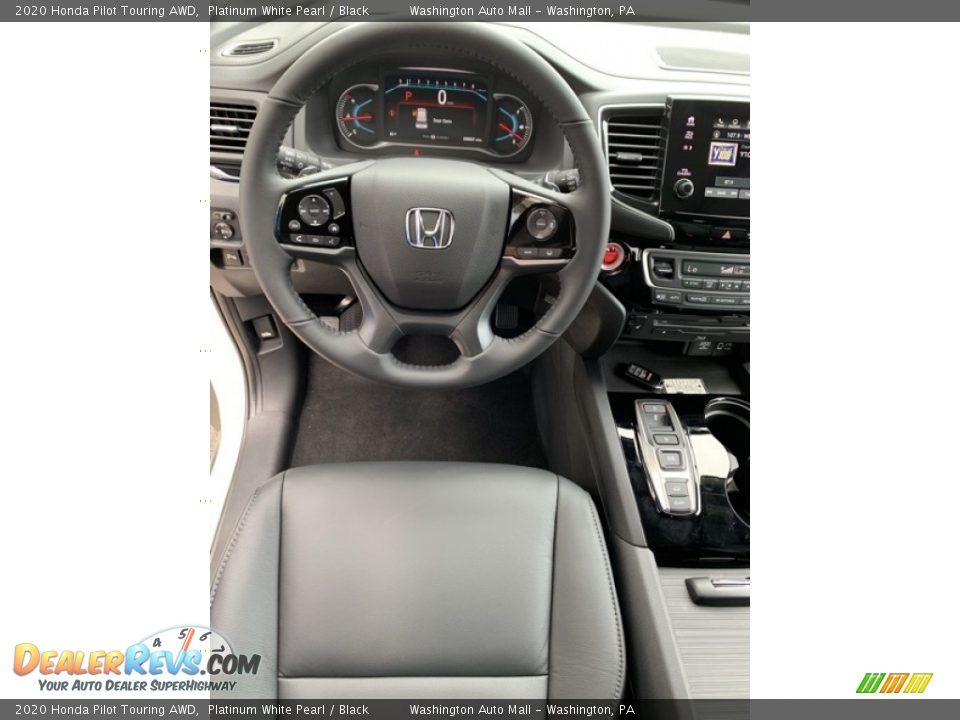 2020 Honda Pilot Touring AWD Steering Wheel Photo #13