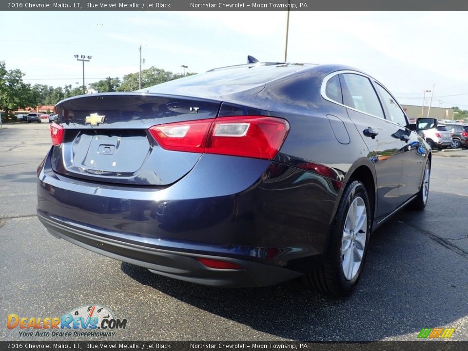 2016 Chevrolet Malibu LT Blue Velvet Metallic / Jet Black Photo #8