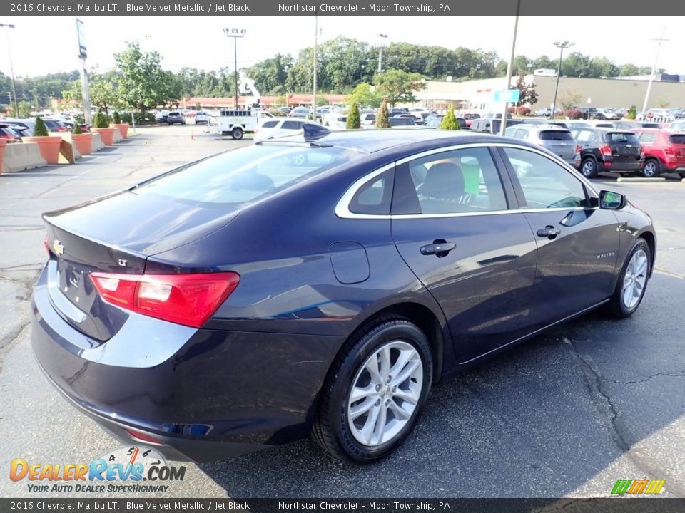 2016 Chevrolet Malibu LT Blue Velvet Metallic / Jet Black Photo #9