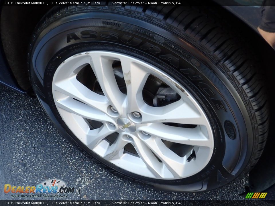 2016 Chevrolet Malibu LT Blue Velvet Metallic / Jet Black Photo #14