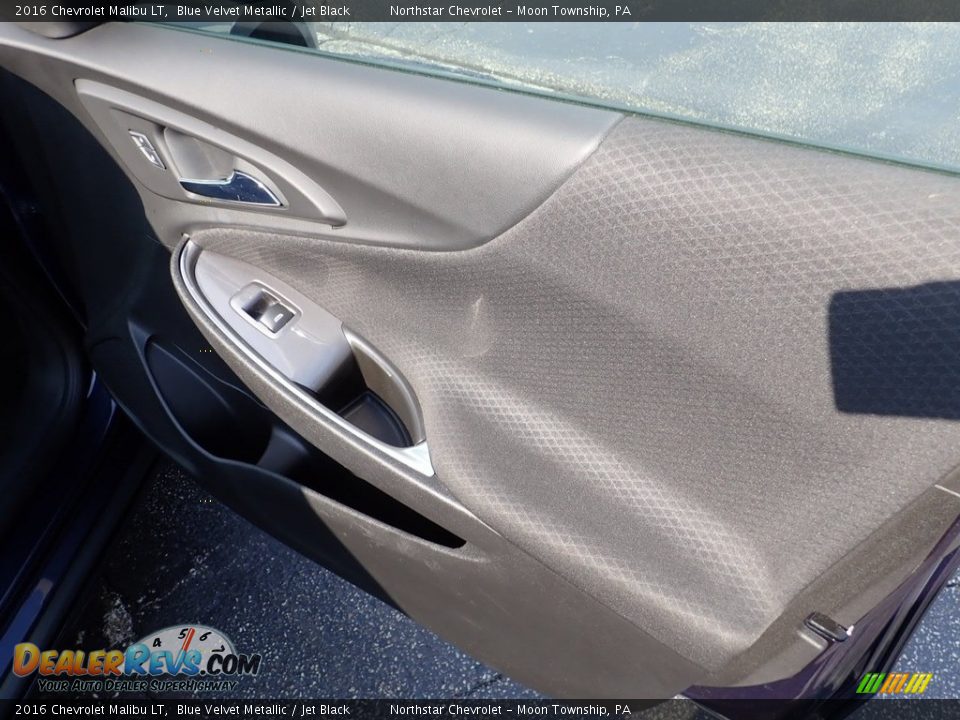 2016 Chevrolet Malibu LT Blue Velvet Metallic / Jet Black Photo #17