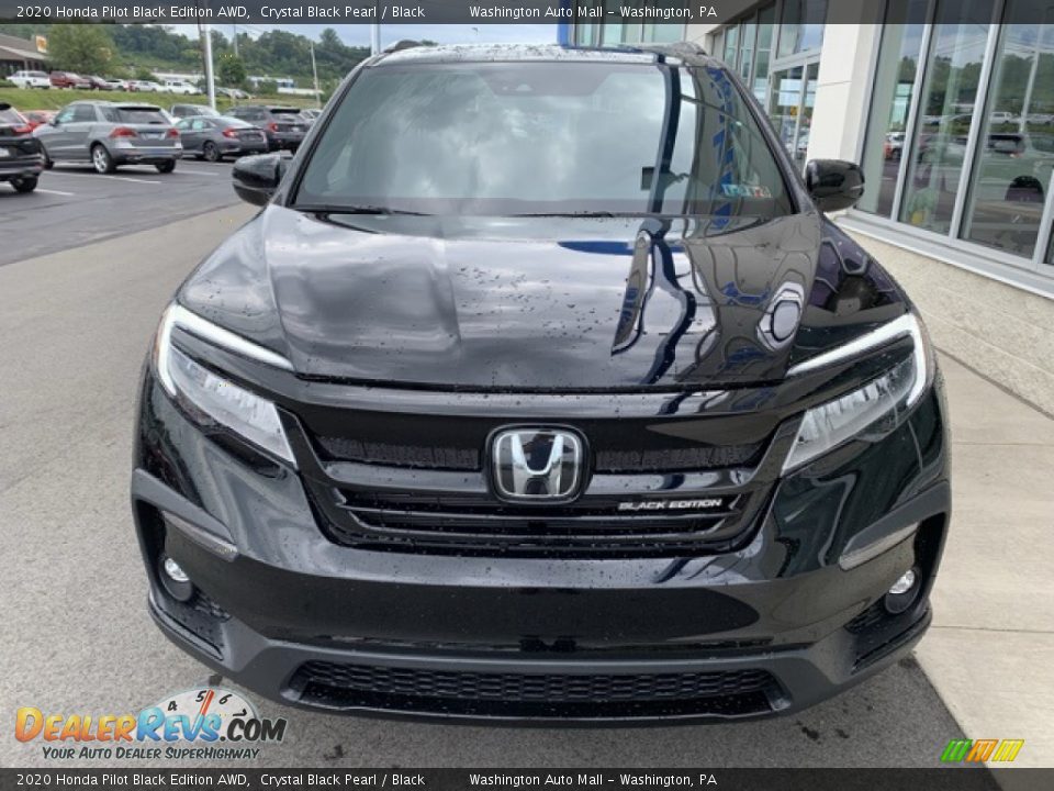 2020 Honda Pilot Black Edition AWD Crystal Black Pearl / Black Photo #3