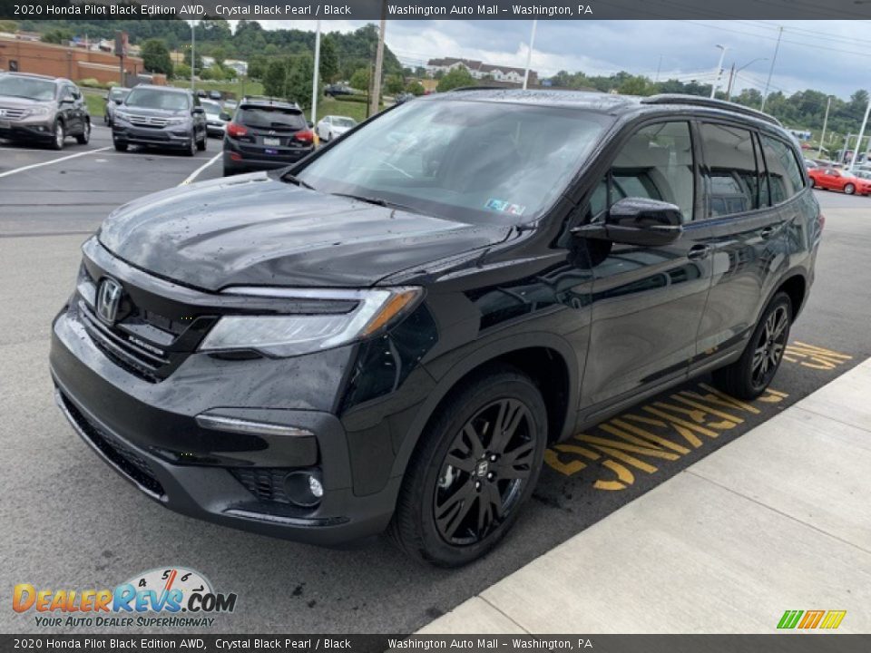 2020 Honda Pilot Black Edition AWD Crystal Black Pearl / Black Photo #4