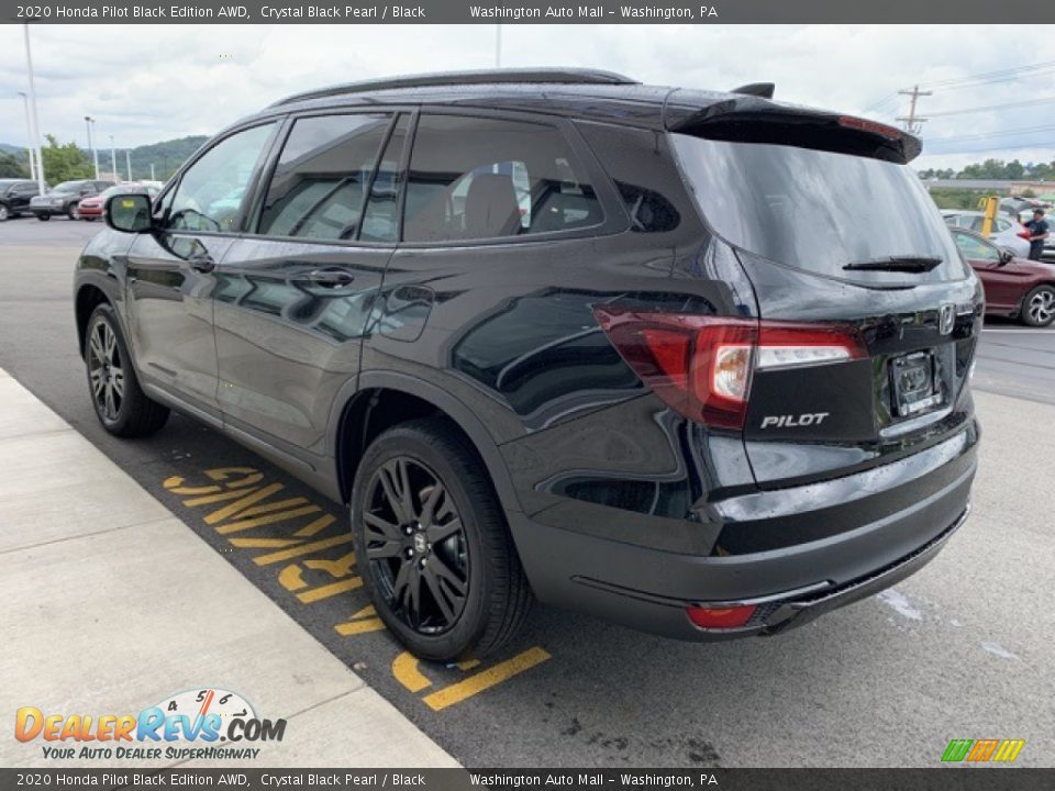 2020 Honda Pilot Black Edition AWD Crystal Black Pearl / Black Photo #5