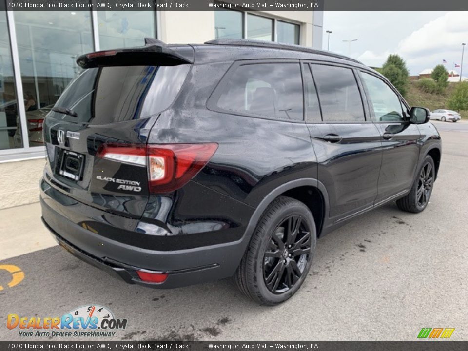 2020 Honda Pilot Black Edition AWD Crystal Black Pearl / Black Photo #7