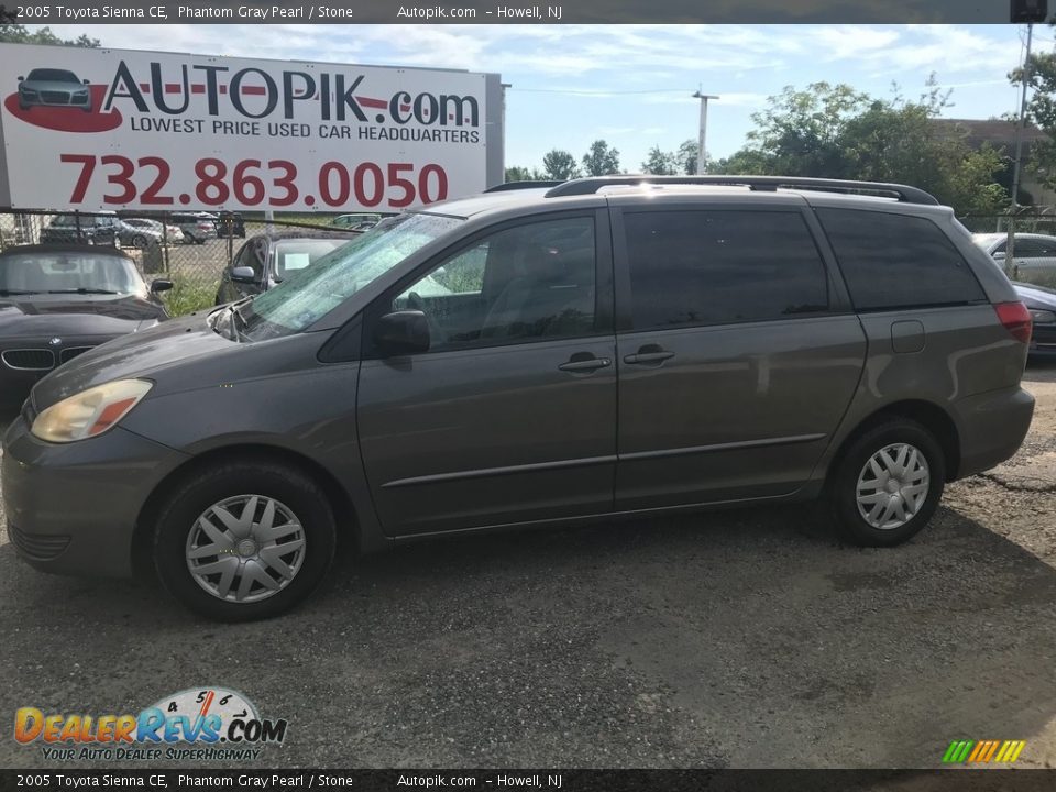 2005 Toyota Sienna CE Phantom Gray Pearl / Stone Photo #2