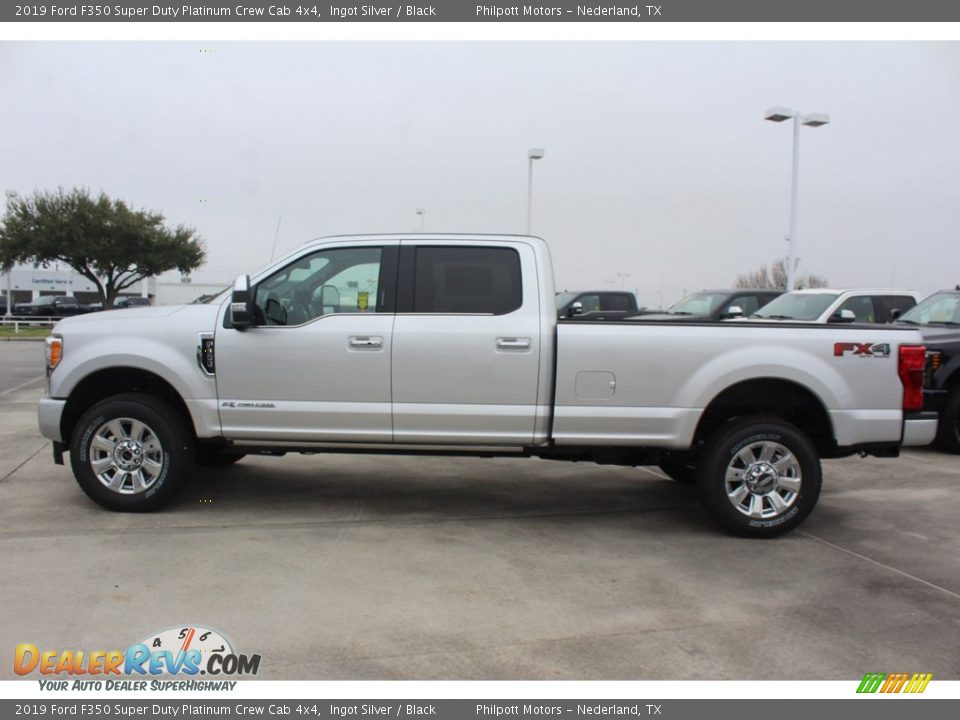 2019 Ford F350 Super Duty Platinum Crew Cab 4x4 Ingot Silver / Black Photo #5
