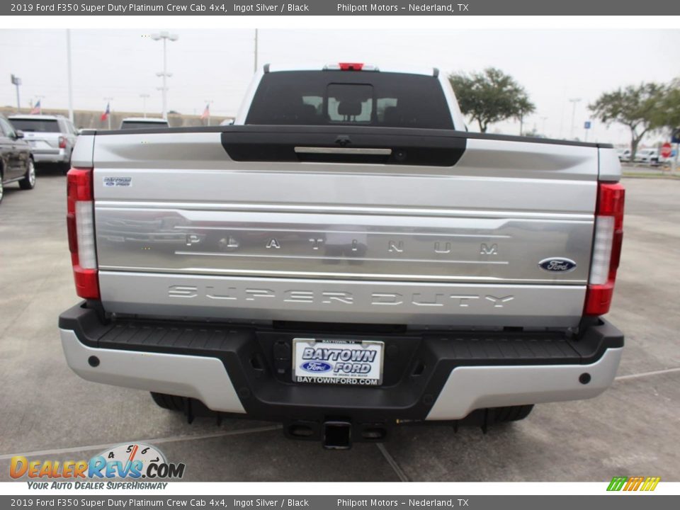 2019 Ford F350 Super Duty Platinum Crew Cab 4x4 Ingot Silver / Black Photo #7