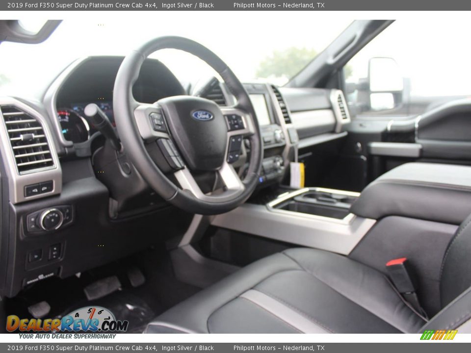 2019 Ford F350 Super Duty Platinum Crew Cab 4x4 Ingot Silver / Black Photo #12
