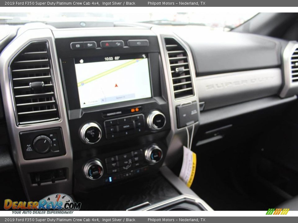 2019 Ford F350 Super Duty Platinum Crew Cab 4x4 Ingot Silver / Black Photo #14
