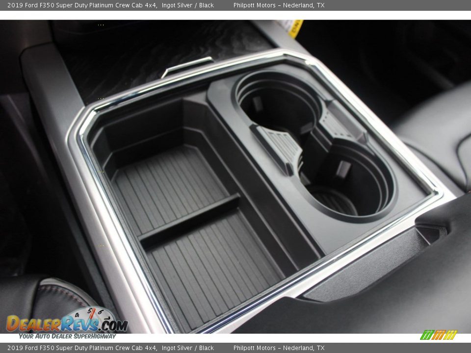 2019 Ford F350 Super Duty Platinum Crew Cab 4x4 Ingot Silver / Black Photo #15