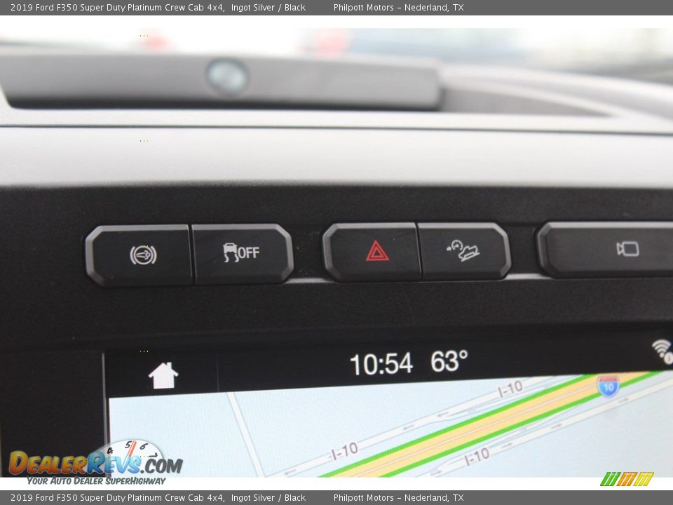 2019 Ford F350 Super Duty Platinum Crew Cab 4x4 Ingot Silver / Black Photo #20