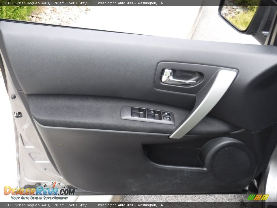 2012 Nissan Rogue S AWD Brilliant Silver / Gray Photo #14