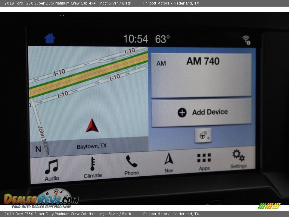 2019 Ford F350 Super Duty Platinum Crew Cab 4x4 Ingot Silver / Black Photo #22