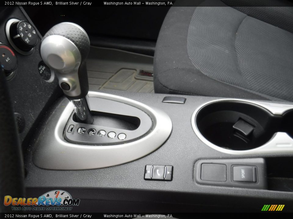 2012 Nissan Rogue S AWD Brilliant Silver / Gray Photo #16