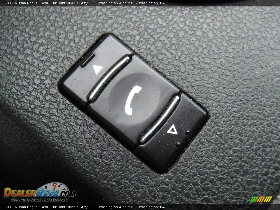 2012 Nissan Rogue S AWD Brilliant Silver / Gray Photo #17