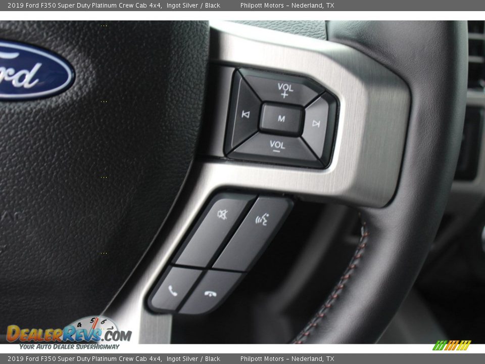 2019 Ford F350 Super Duty Platinum Crew Cab 4x4 Ingot Silver / Black Photo #27