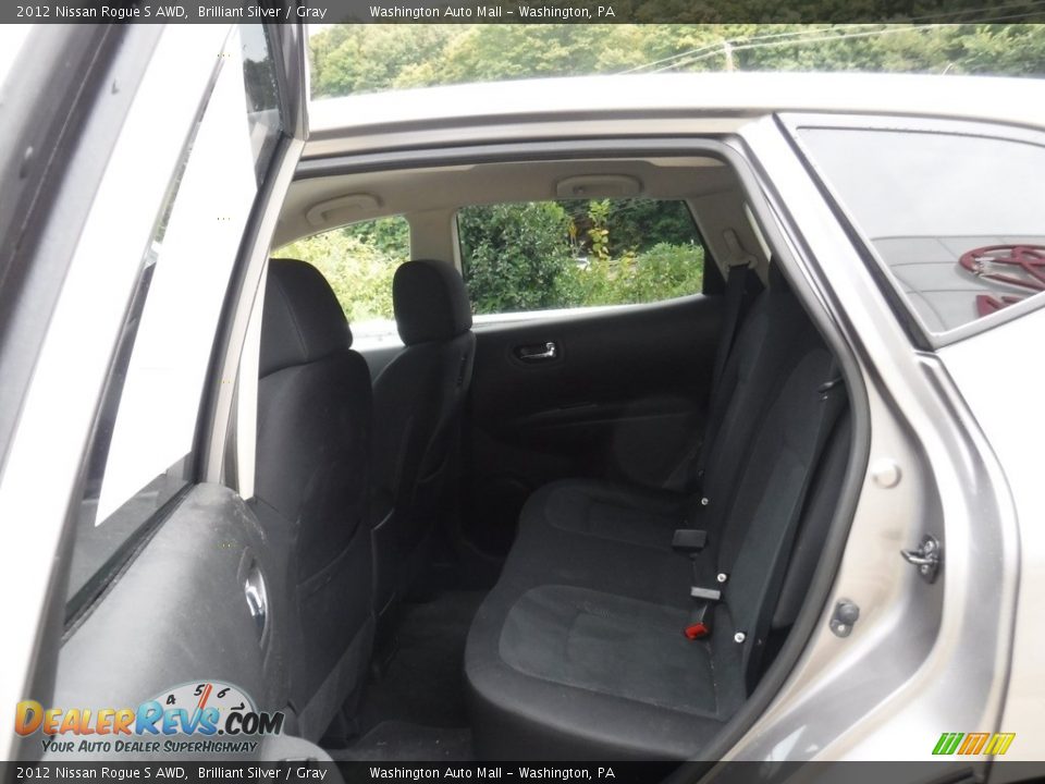 2012 Nissan Rogue S AWD Brilliant Silver / Gray Photo #23