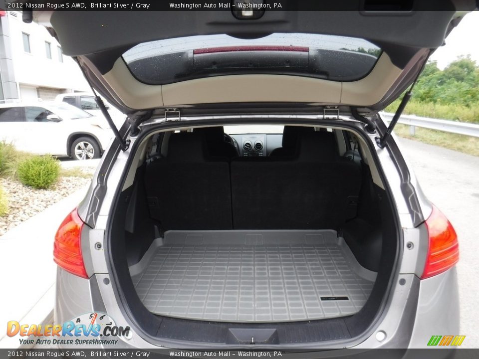 2012 Nissan Rogue S AWD Brilliant Silver / Gray Photo #24
