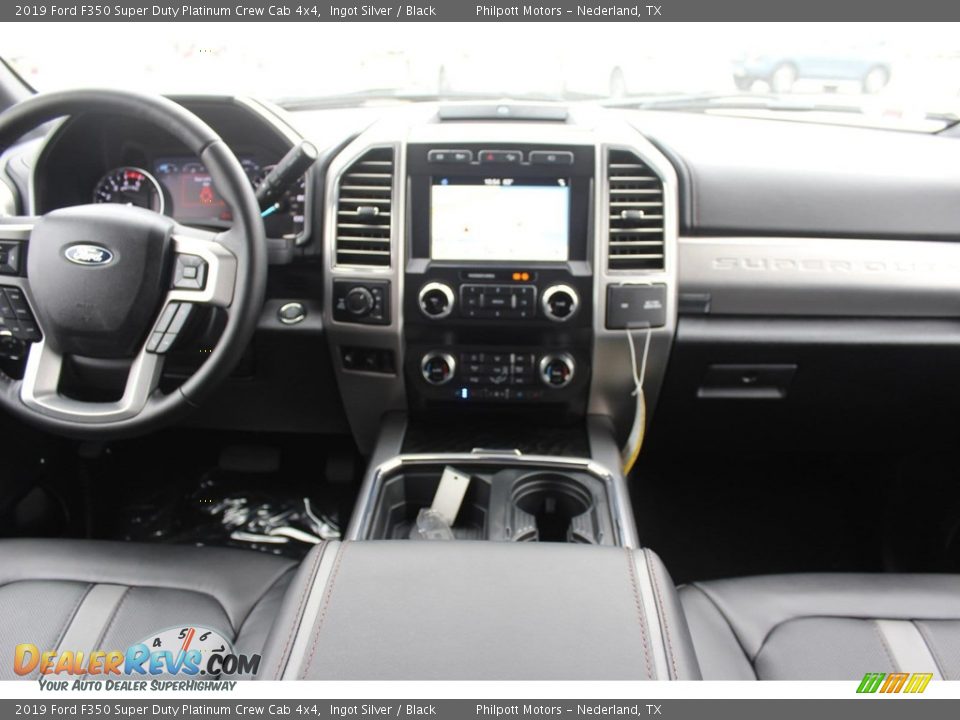 2019 Ford F350 Super Duty Platinum Crew Cab 4x4 Ingot Silver / Black Photo #32
