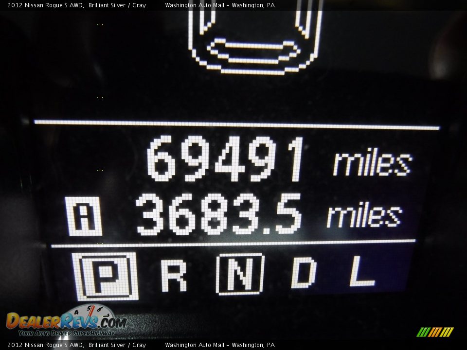 2012 Nissan Rogue S AWD Brilliant Silver / Gray Photo #27