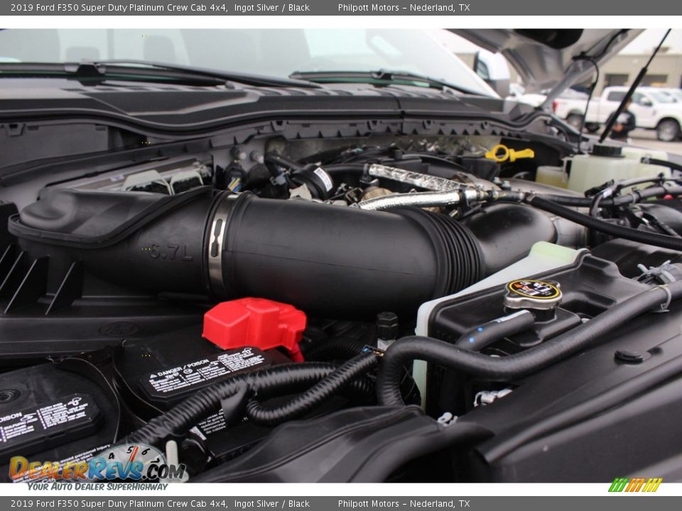 2019 Ford F350 Super Duty Platinum Crew Cab 4x4 Ingot Silver / Black Photo #36
