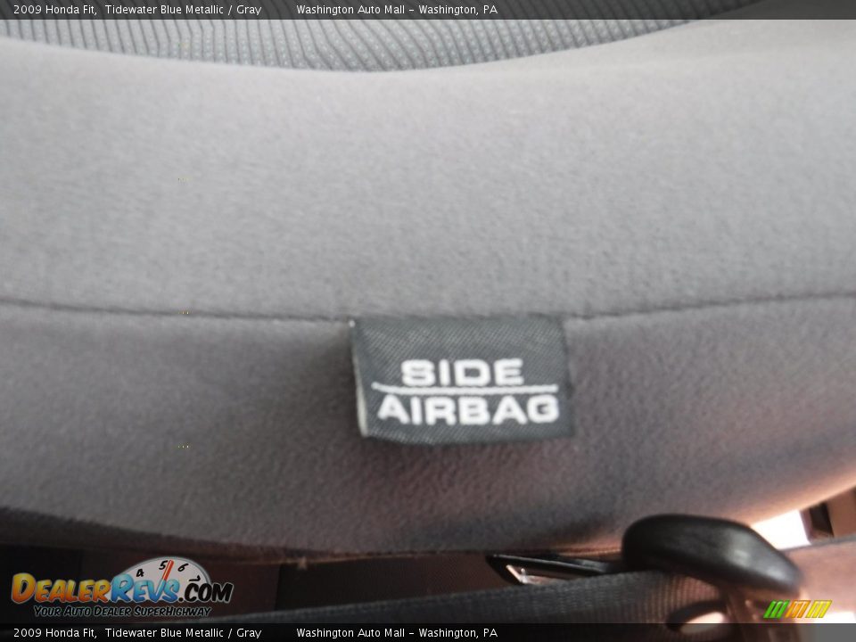 2009 Honda Fit Tidewater Blue Metallic / Gray Photo #13