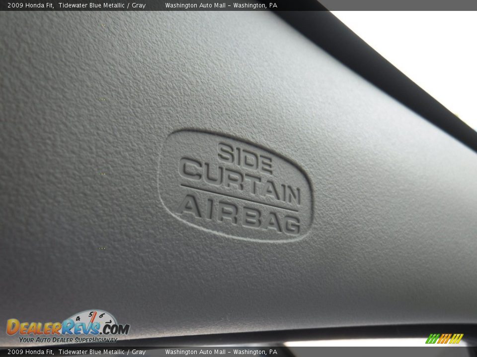 2009 Honda Fit Tidewater Blue Metallic / Gray Photo #15