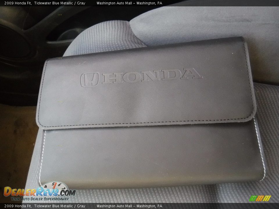 2009 Honda Fit Tidewater Blue Metallic / Gray Photo #18