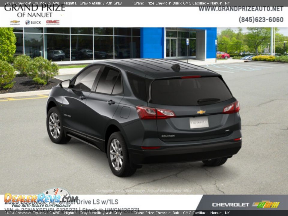 2020 Chevrolet Equinox LS AWD Nightfall Gray Metallic / Ash Gray Photo #3