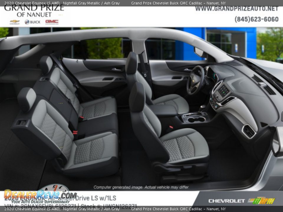 2020 Chevrolet Equinox LS AWD Nightfall Gray Metallic / Ash Gray Photo #6