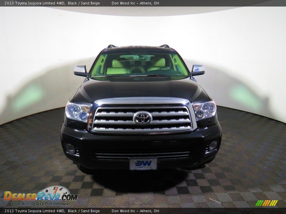 2013 Toyota Sequoia Limited 4WD Black / Sand Beige Photo #5