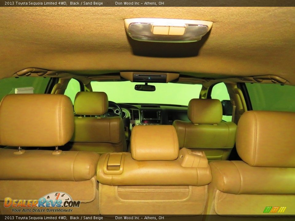 2013 Toyota Sequoia Limited 4WD Black / Sand Beige Photo #15