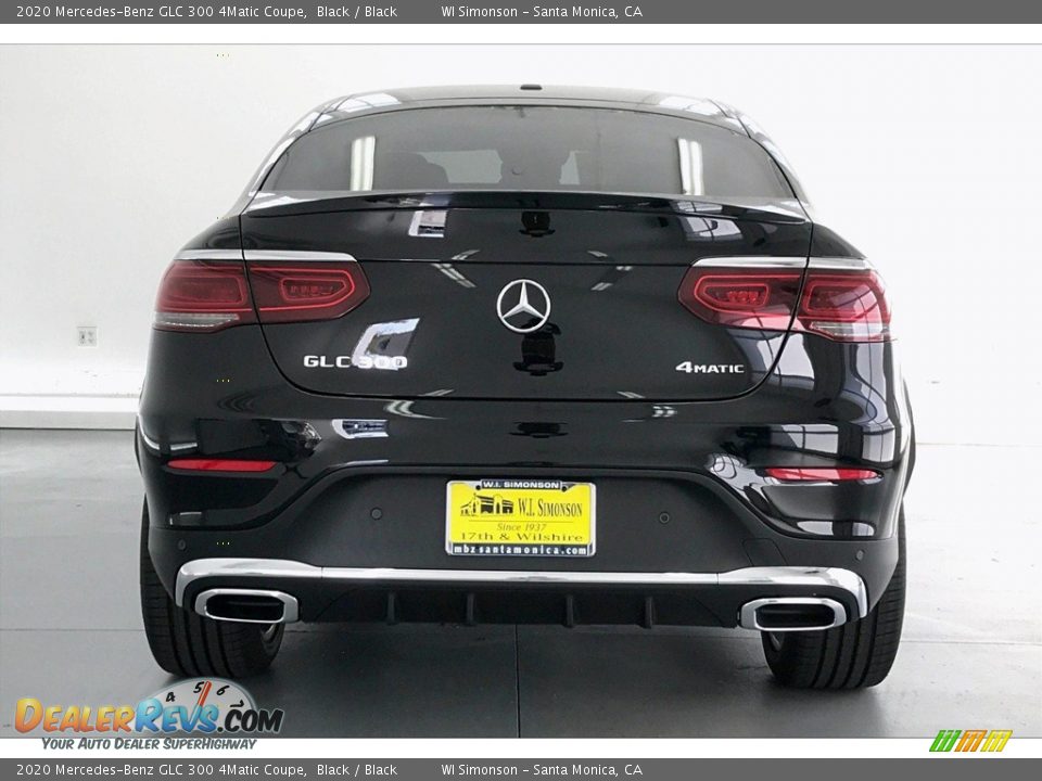2020 Mercedes-Benz GLC 300 4Matic Coupe Black / Black Photo #3
