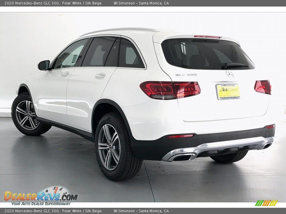 2020 Mercedes-Benz GLC 300 Polar White / Silk Beige Photo #2