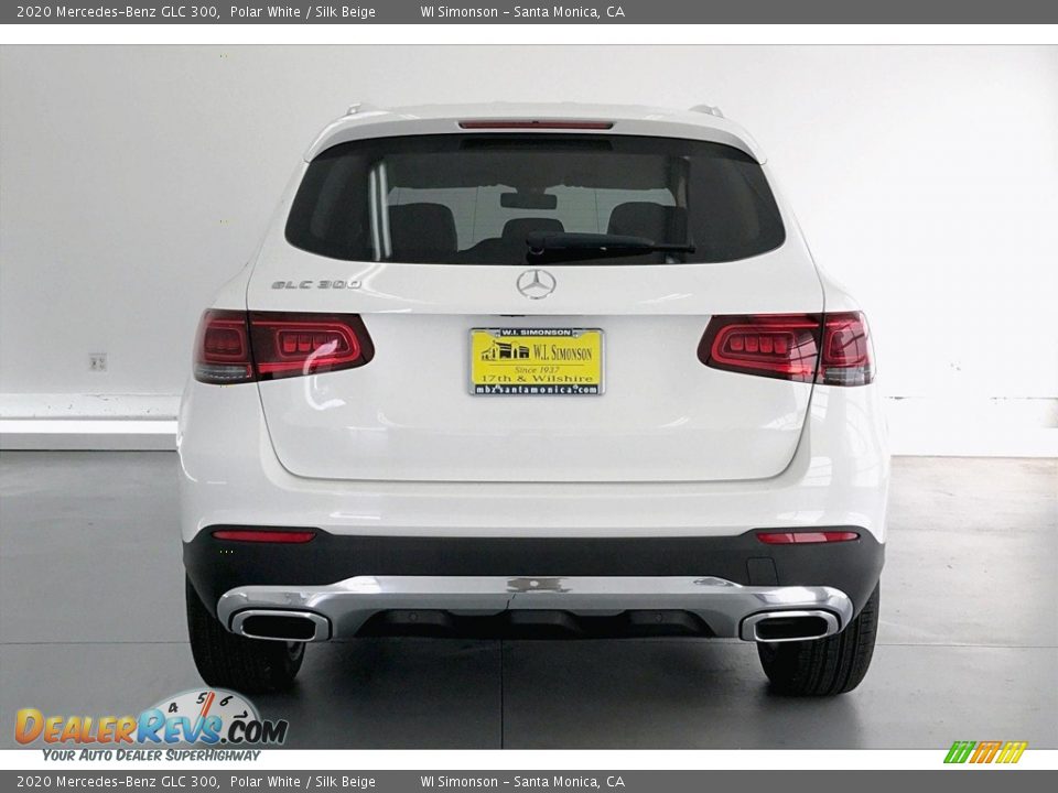 2020 Mercedes-Benz GLC 300 Polar White / Silk Beige Photo #3