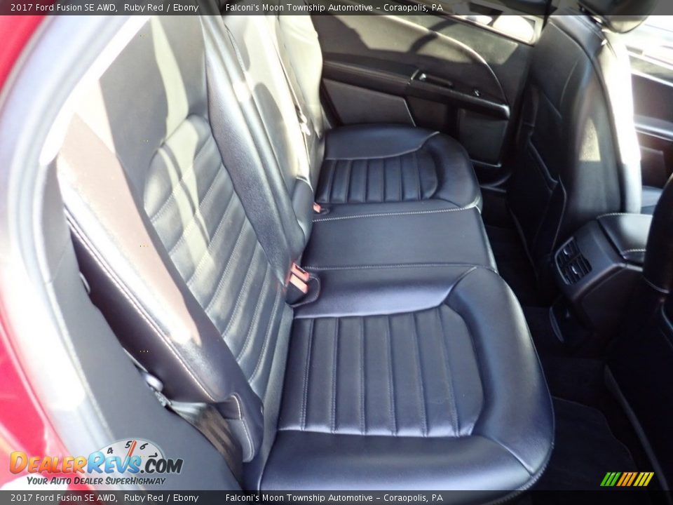 2017 Ford Fusion SE AWD Ruby Red / Ebony Photo #15