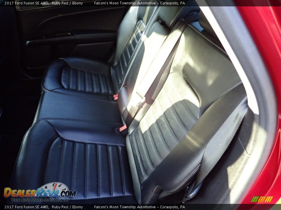 2017 Ford Fusion SE AWD Ruby Red / Ebony Photo #17