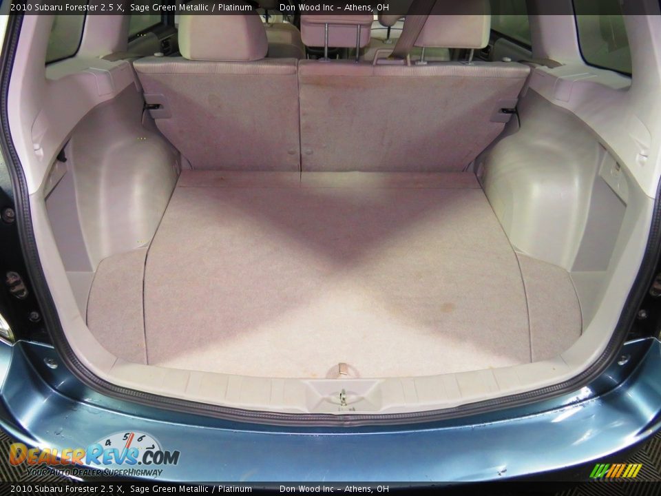 2010 Subaru Forester 2.5 X Sage Green Metallic / Platinum Photo #13