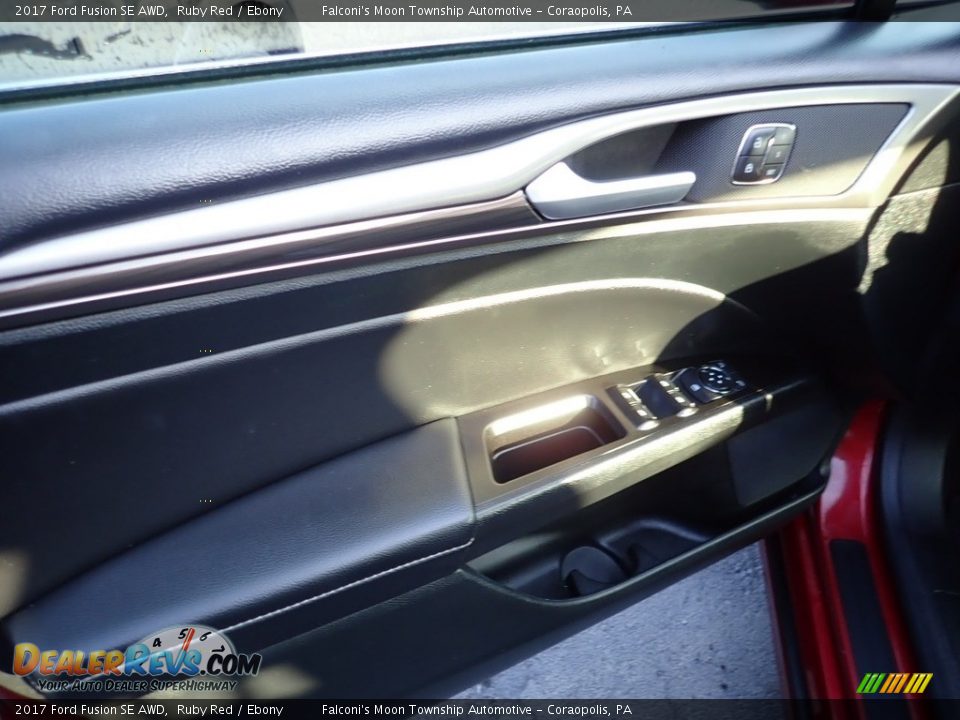 2017 Ford Fusion SE AWD Ruby Red / Ebony Photo #19