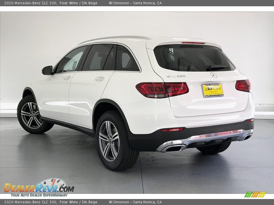 2020 Mercedes-Benz GLC 300 Polar White / Silk Beige Photo #2